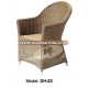 Miniature Garden Furniture PE Rattan Wicker Chair(DH-23)